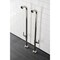 Aqua Vintage AE810S6DL Freestanding Tub Supply Line, Polished Nickel AE810S6DL - alternate 2